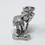 Palm Trees Sterling Silver Charm Pendant