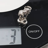 Palm Trees Sterling Silver Charm Pendant
