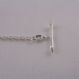 MJI Italy 925 Heart and Arrow Lariat Necklace