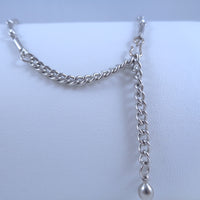 Coro Silver-tone Clear Rhinestone Necklace