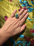Emerald and Diamond Ring