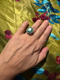 Emerald and Diamond Ring