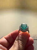 Emerald and Diamond Ring