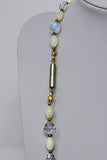 Aurora Borealis Crystal and Shell Necklace