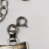 Silver Modernist Designer Necklace