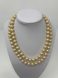 Les Bernard Faux Pearl Choker Necklace