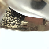 Silver Abstract Artisan Ring Size 5.5