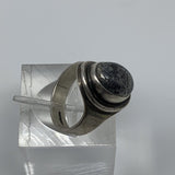Darla Hesse Sterling Silver with Pyrite Cabochon Size 6