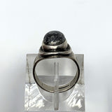 Darla Hesse Sterling Silver with Pyrite Cabochon Size 6