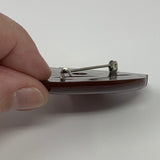 Vintage Resin Sailboat Brooch