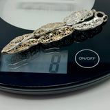 Birks Sterling Silver Floral Filigree Bracelet Size 6