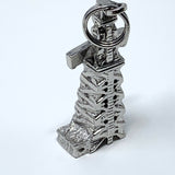 Edmonton Alberta Oil Rig Charm Pendant Sterling Silver