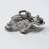 Bear Sterling Silver Charm Pendant