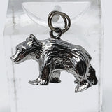 Bear Sterling Silver Charm Pendant