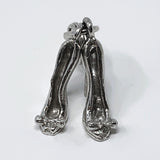 Stiletto Shoes Sterling Silver Charm Pendant