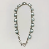 Swarovski Chunky Aqua Crystal Necklace