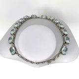 Swarovski Chunky Aqua Crystal Necklace