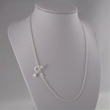 MJI Italy 925 Heart and Arrow Lariat Necklace